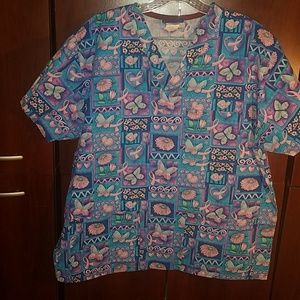 Pink Ribbon Srcub Top